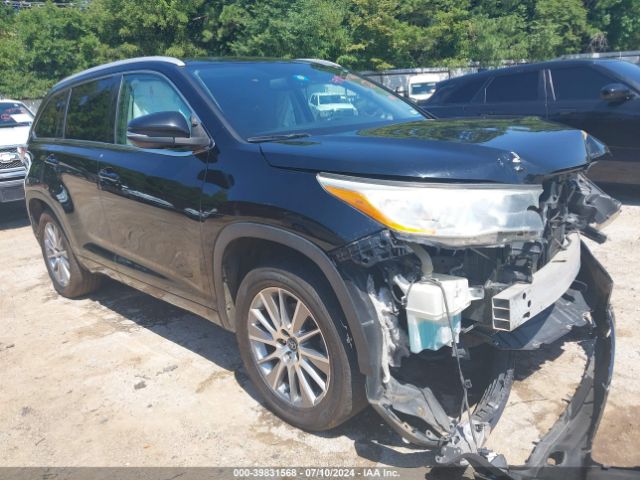 toyota highlander 2016 5tdykrfh7gs142836