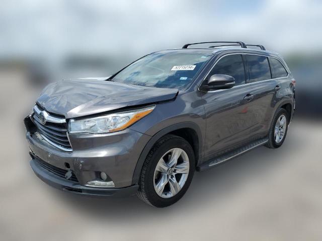 toyota highlander 2016 5tdykrfh7gs177621