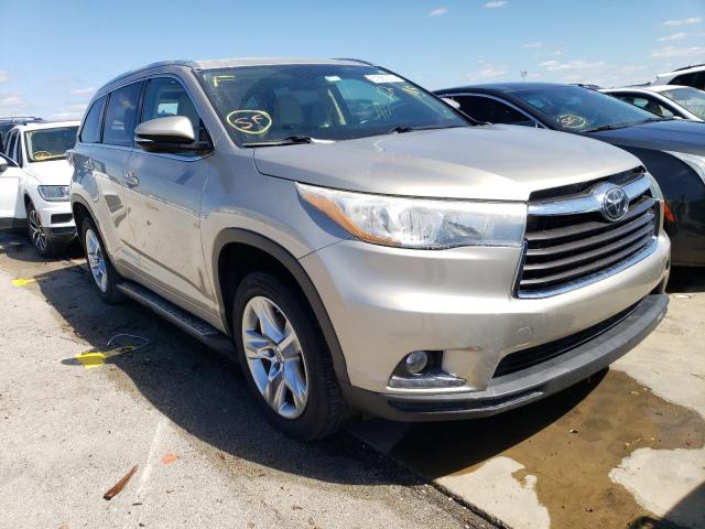 toyota highlander 2015 5tdykrfh8fs074626