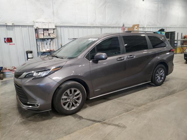 toyota sienna xle 2021 5tdyrkec0ms066137