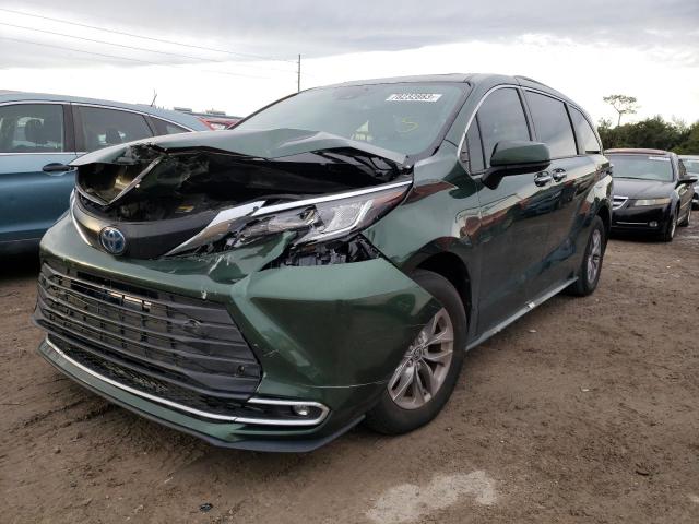 toyota sienna xle 2022 5tdyrkec0ns102930