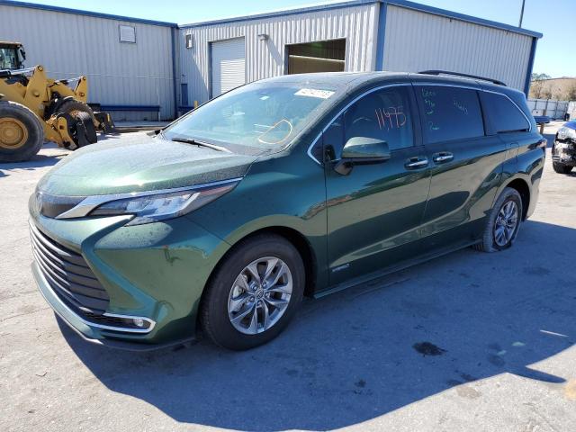 toyota sienna xle 2021 5tdyrkec3ms006742