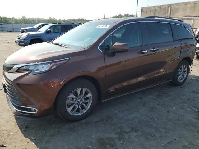 toyota sienna xle 2021 5tdyrkec3ms070182