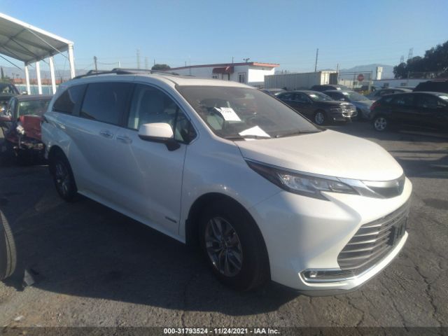 toyota sienna 2021 5tdyrkec5ms061905