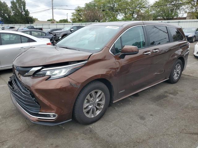 toyota sienna xle 2021 5tdyrkec6ms017492