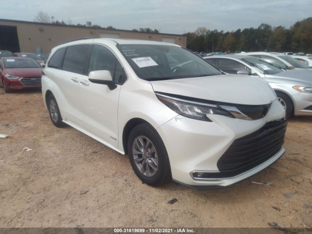 toyota sienna 2021 5tdyrkec6ms034339