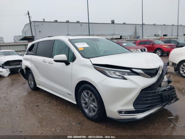 toyota sienna 2021 5tdyrkec9ms004798