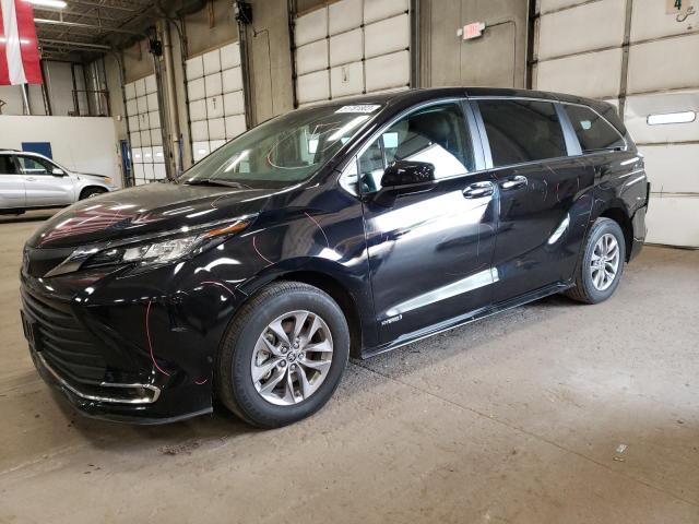 toyota sienna xle 2021 5tdyrkec9ms005983