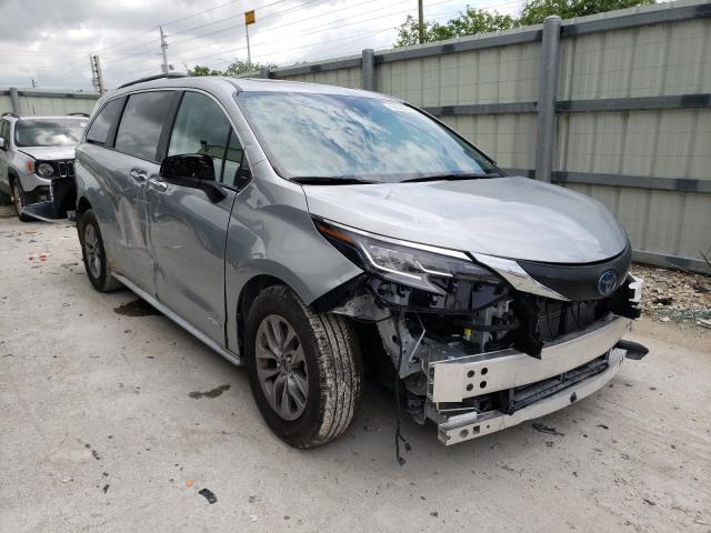 toyota sienna xle 2021 5tdyrkec9ms009256