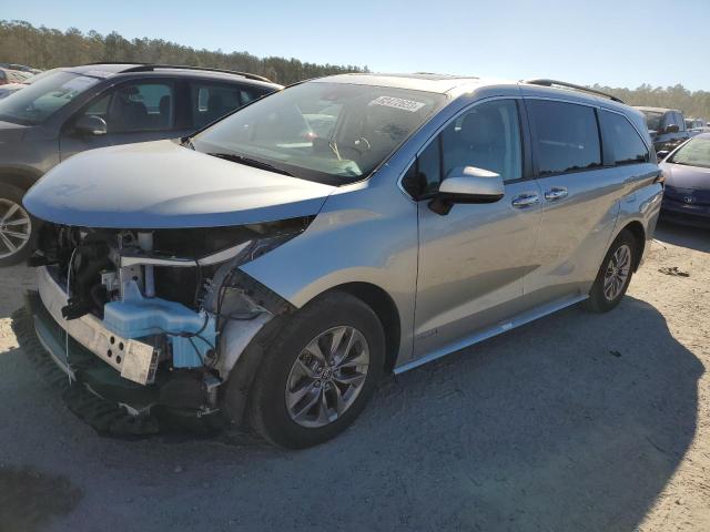 toyota sienna xle 2021 5tdyskfc2ms018884