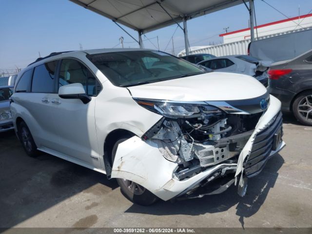 toyota sienna 2021 5tdyskfc4ms019227