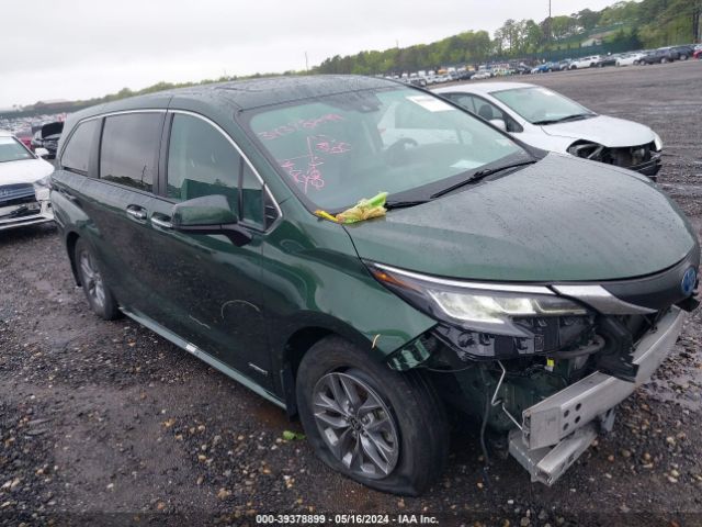 toyota sienna 2021 5tdyskfc6ms018645