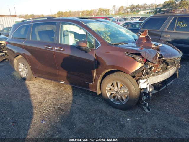 toyota sienna 2021 5tdyskfcxms036212