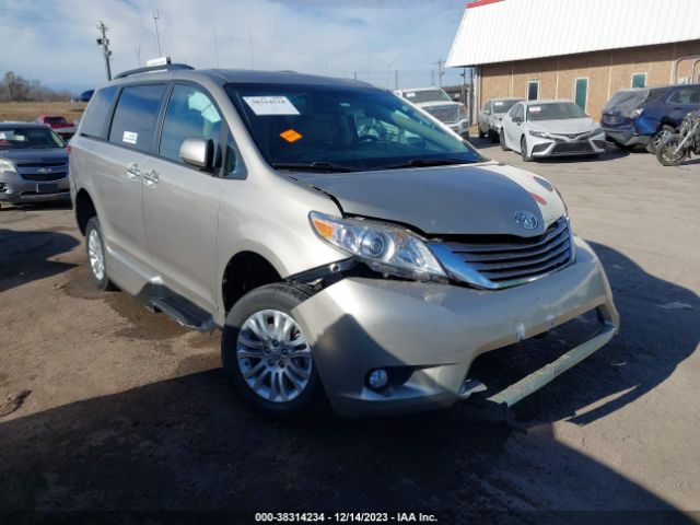 toyota sienna 2017 5tdyz3dc0hs786745