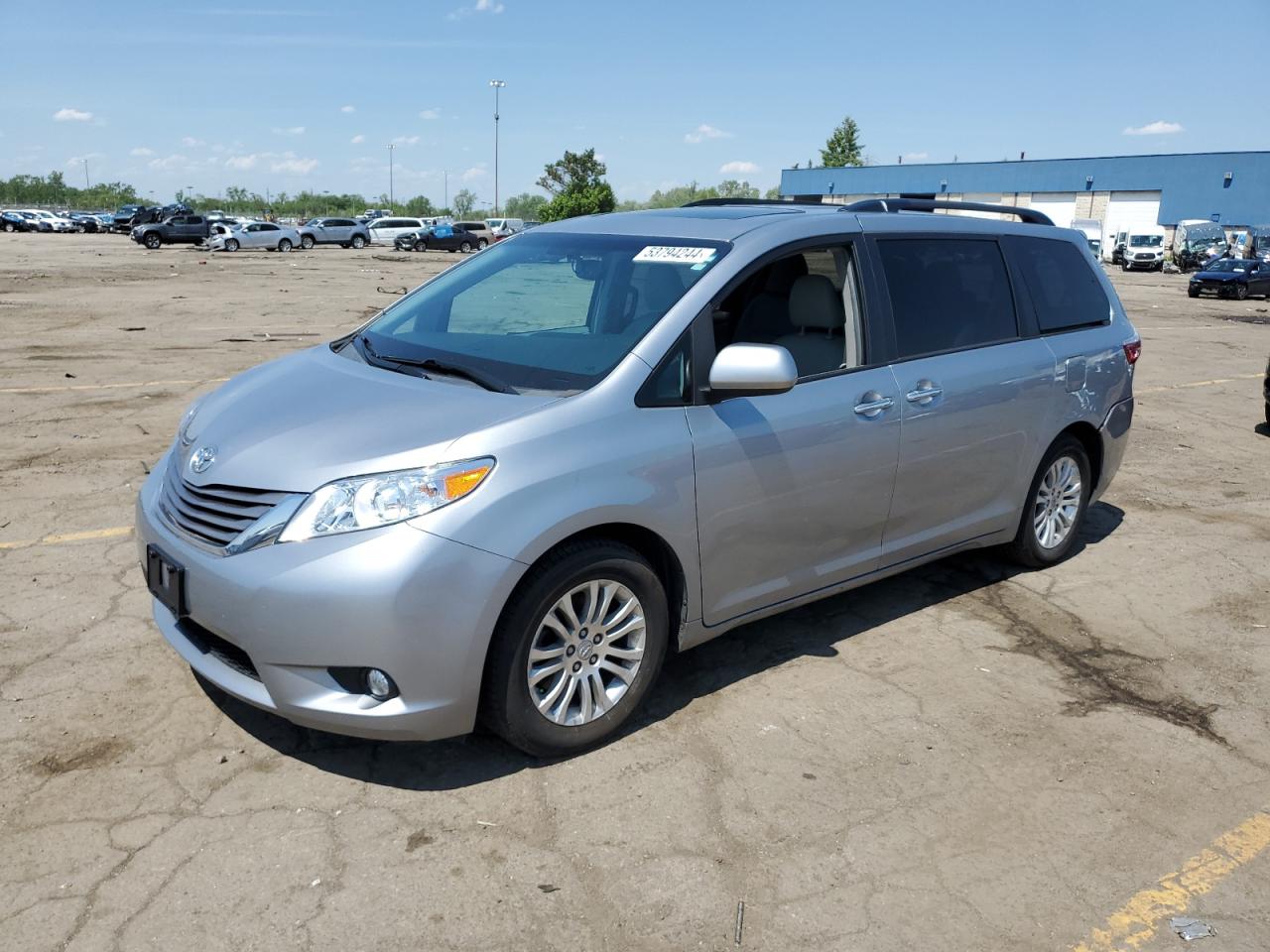 toyota sienna 2017 5tdyz3dc0hs823681