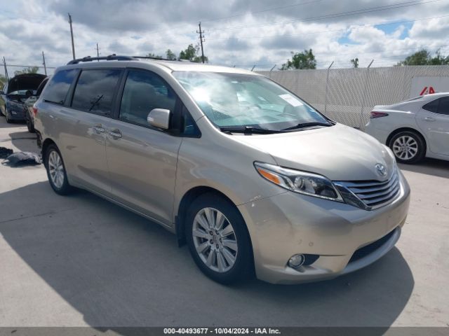 toyota sienna 2017 5tdyz3dc0hs850945