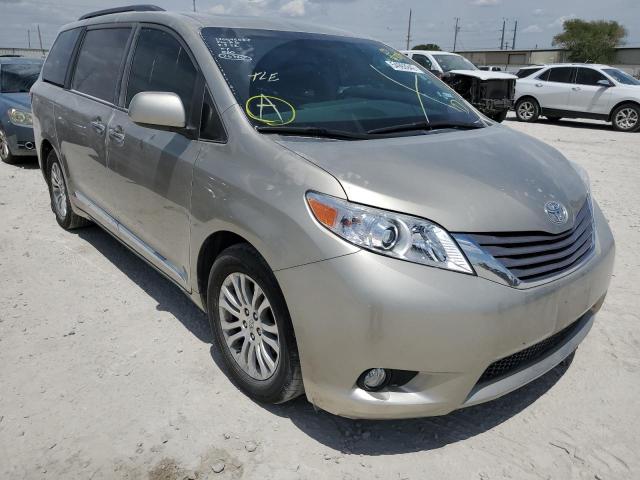 toyota sienna xle 2017 5tdyz3dc1hs793073