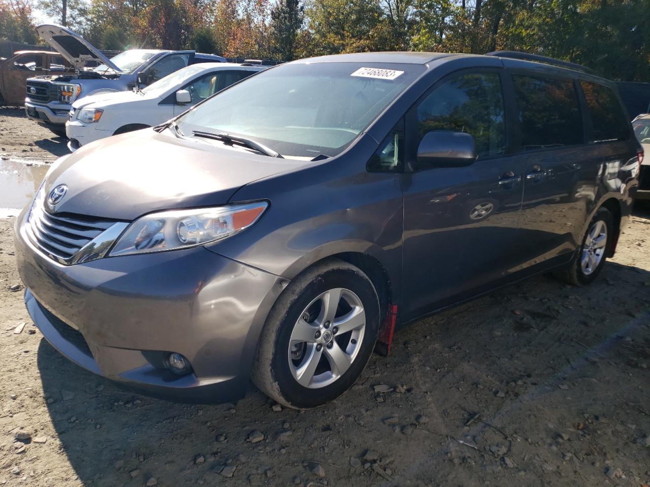 toyota sienna 2017 5tdyz3dc1hs864045