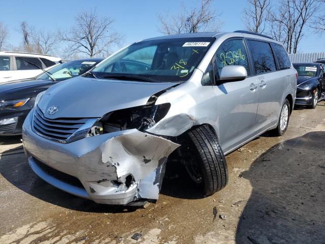 toyota sienna xle 2017 5tdyz3dc2hs848873