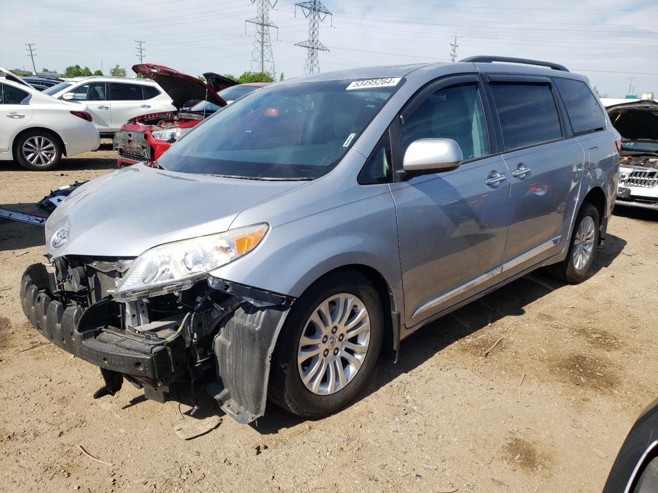 toyota sienna 2017 5tdyz3dc3hs873345