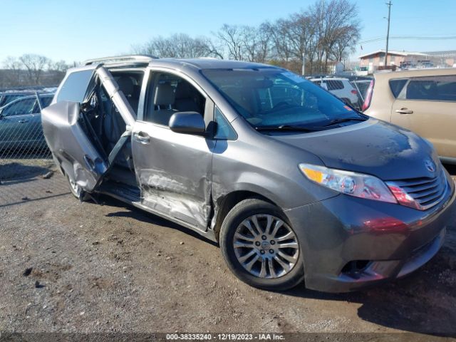 toyota sienna 2017 5tdyz3dc3hs878660