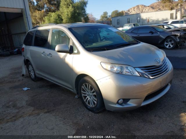 toyota sienna 2017 5tdyz3dc4hs886640