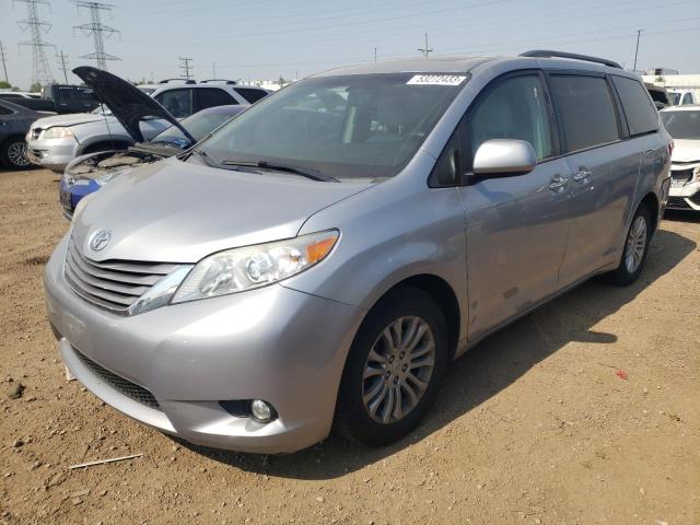 toyota sienna xle 2017 5tdyz3dc5hs766846