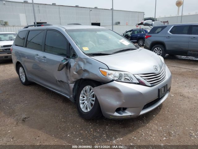 toyota sienna 2017 5tdyz3dc5hs854277