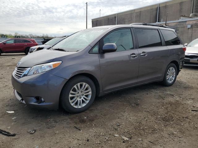 toyota sienna xle 2017 5tdyz3dc5hs867188