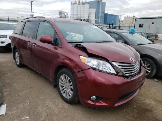 toyota sienna xle 2017 5tdyz3dc6hs800521