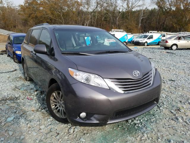 toyota sienna xle 2017 5tdyz3dc6hs854594