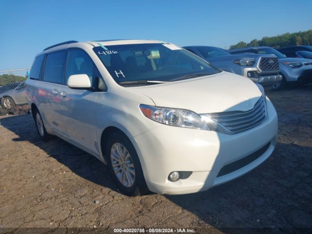 toyota sienna 2017 5tdyz3dc6hs881066