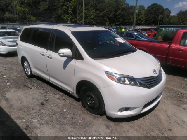 toyota sienna 2017 5tdyz3dc9hs873639