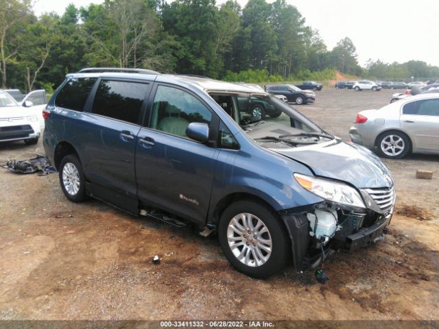 toyota sienna 2017 5tdyz3dcxhs859104