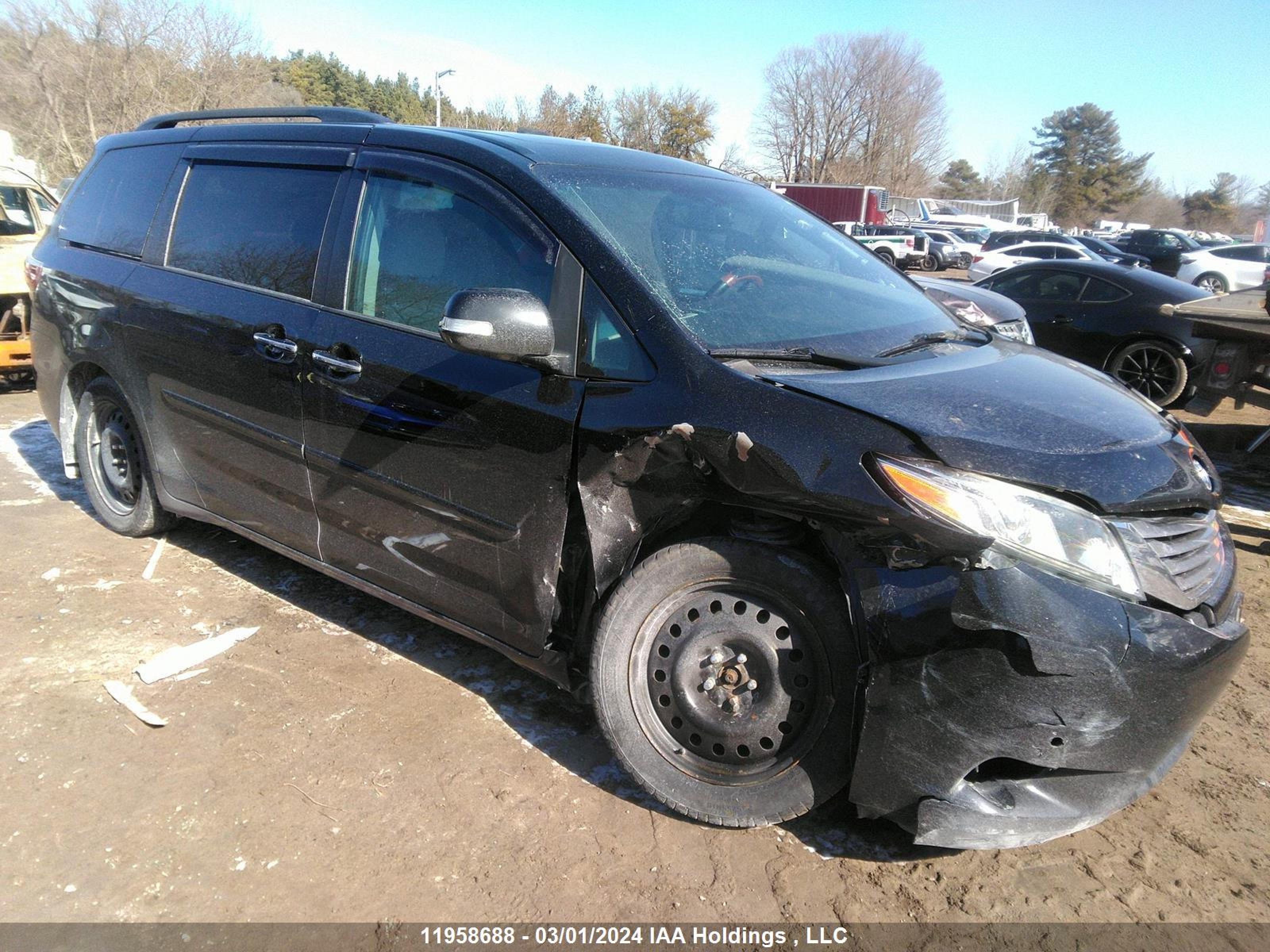 toyota sienna 2017 5tdyz3dcxhs862987