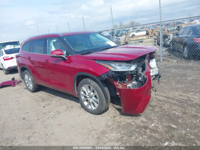 toyota highlander 2021 5tdyzrah5ms048128