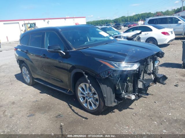 toyota highlander 2022 5tdyzrahxns558055