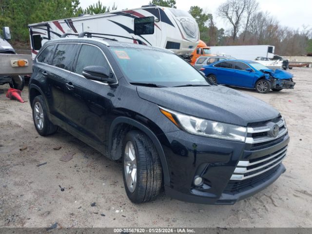 toyota highlander 2018 5tdyzrfh0js278308