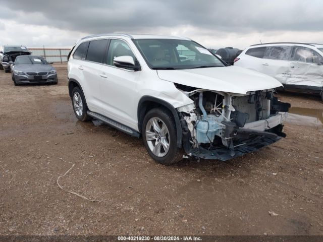 toyota highlander 2019 5tdyzrfh0ks310367