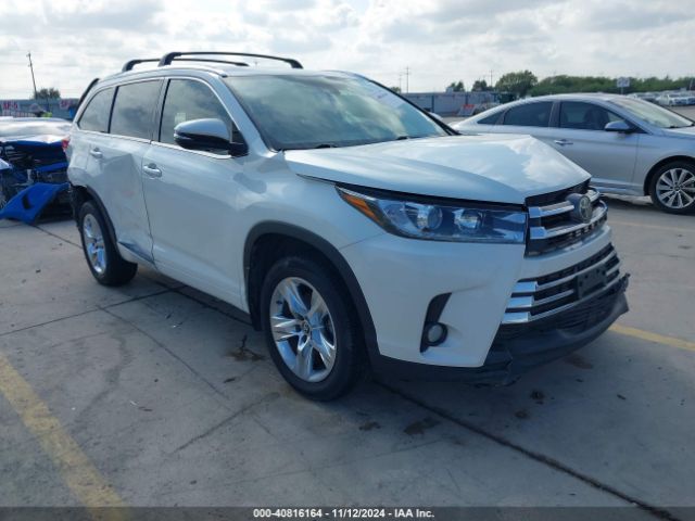 toyota highlander 2018 5tdyzrfh1js252834