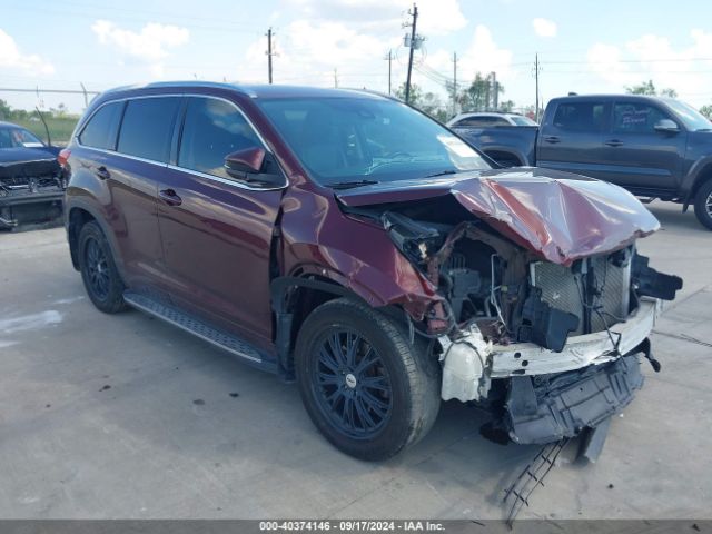 toyota highlander 2017 5tdyzrfh2hs207699