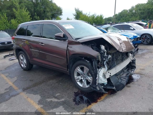 toyota highlander 2017 5tdyzrfh3hs224558