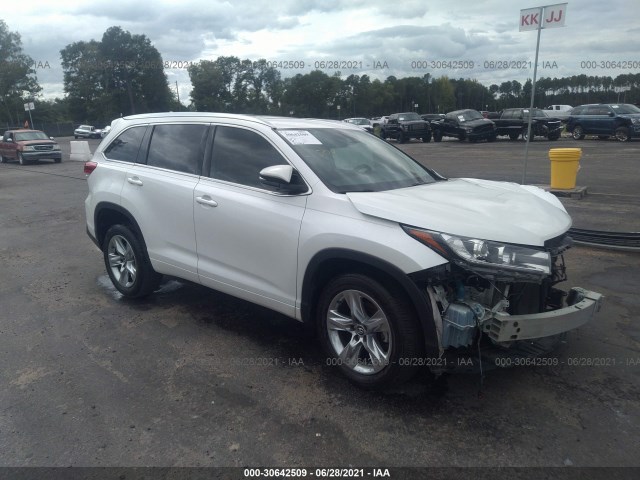 toyota highlander 2017 5tdyzrfh3hs226343