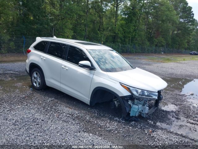 toyota highlander 2018 5tdyzrfh3js259249