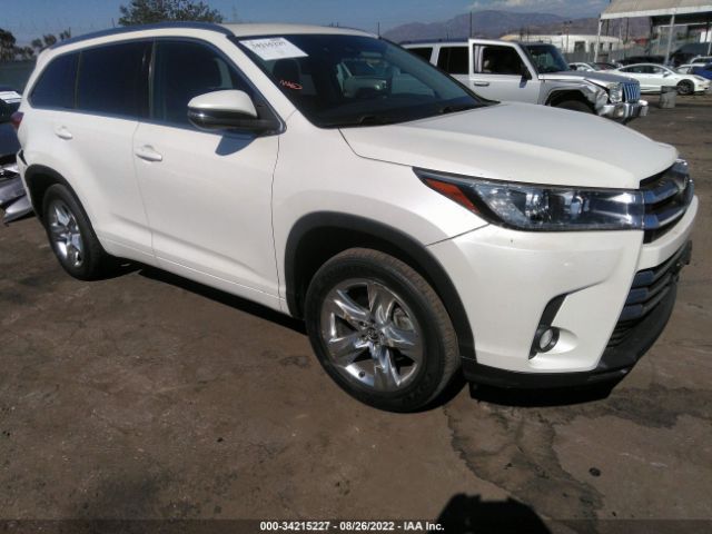 toyota highlander 2018 5tdyzrfh3js265875