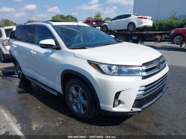 toyota highlander 2019 5tdyzrfh3ks312016