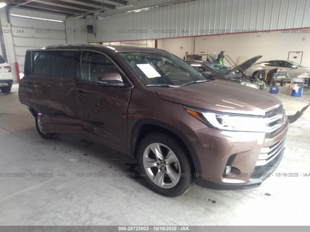 toyota highlander 2017 5tdyzrfh4hs194308