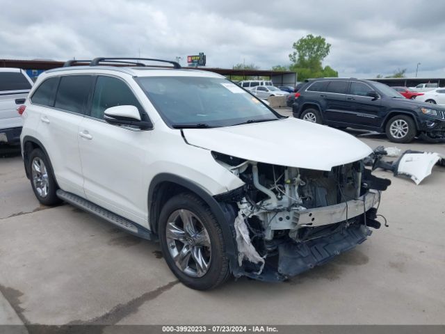 toyota highlander 2018 5tdyzrfh4js262354