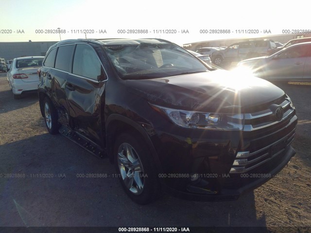 toyota highlander 2019 5tdyzrfh4ks296425