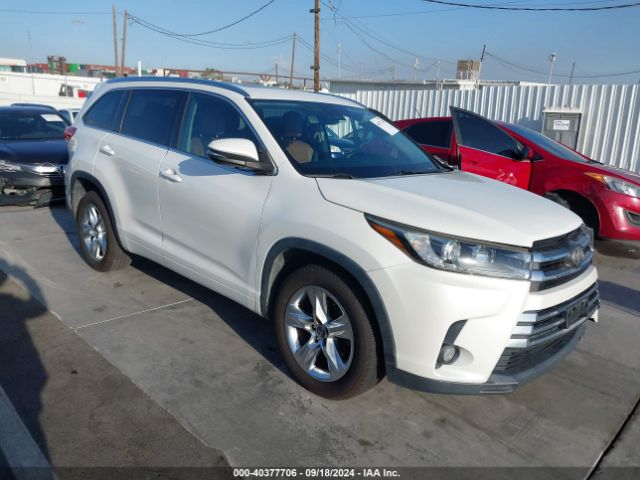 toyota highlander 2017 5tdyzrfh5hs208653